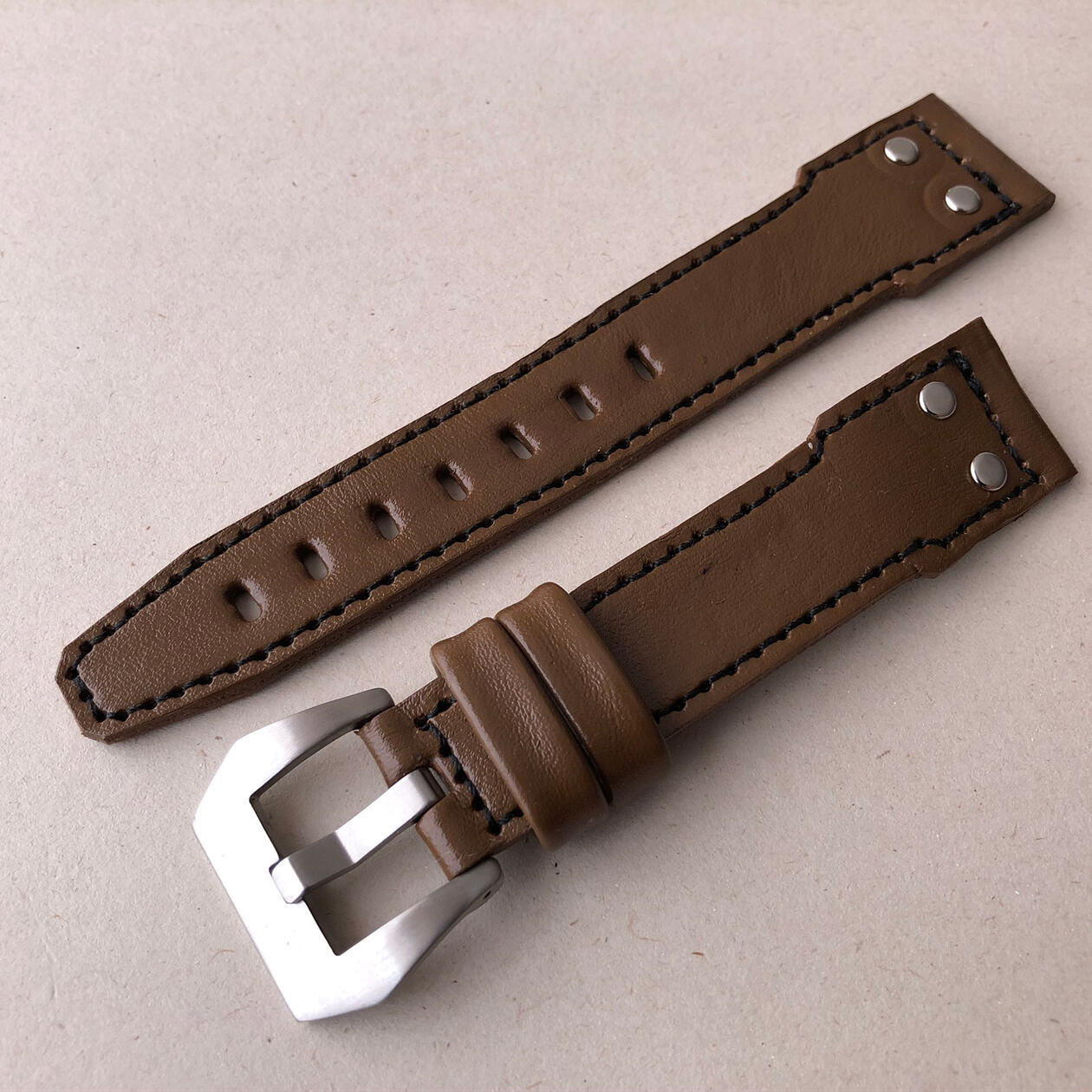 Adanino Pilots Custom Leather Watchstrap